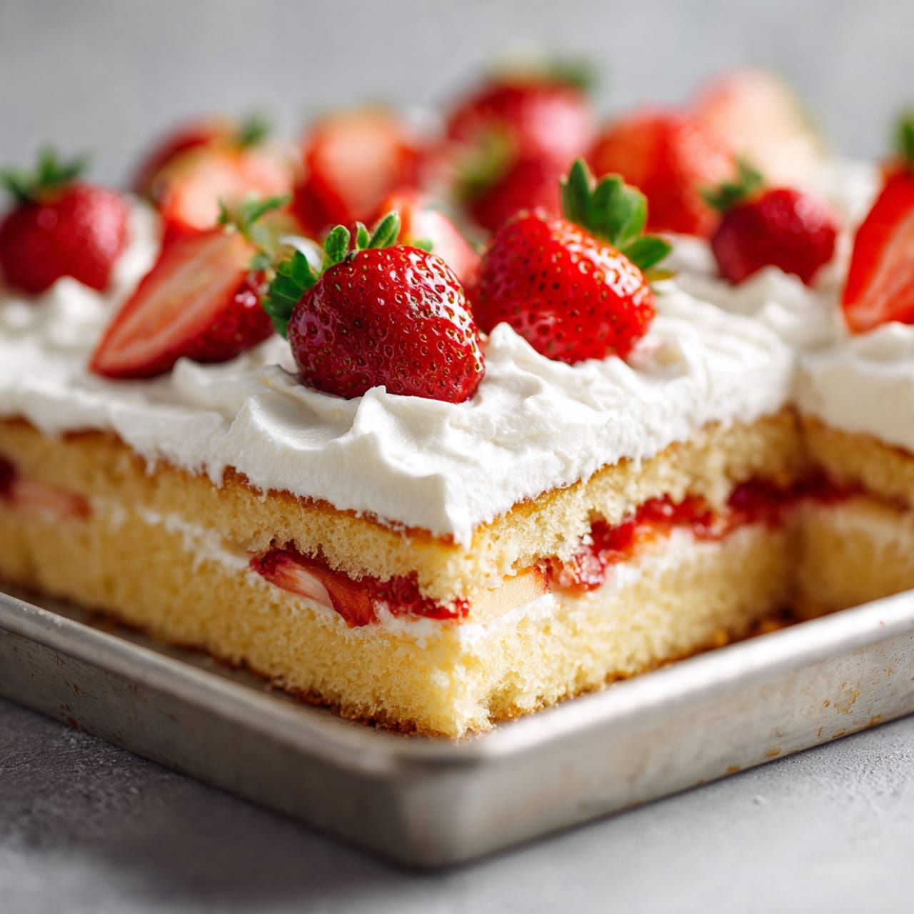 Strawberry Shortcake Sheet Cake 3 strawberry shortcake sheet cake displayed in its