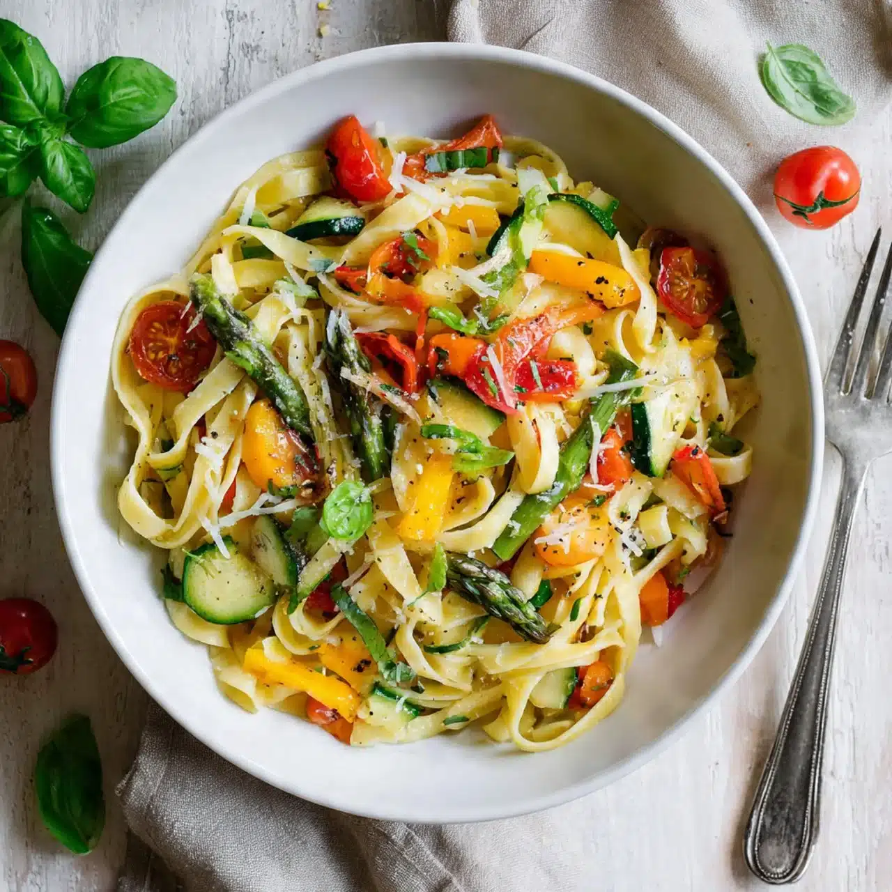Vegetarian Pasta Primavera 1 Vegetarian Pasta Primavera