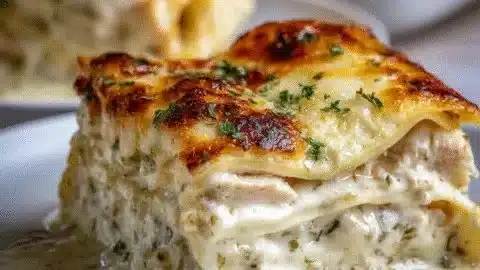 White Sauce Chicken Lasagna