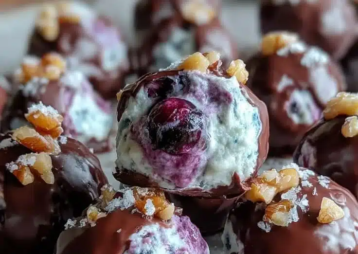 Blueberry Yogurt Clusters 1 Blueberry Yogurt Clusters