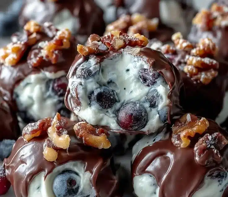 Blueberry Yogurt Clusters 2 Blueberry Yogurt Clusters