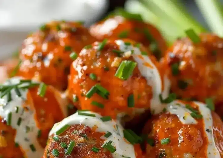 Buffalo Chicken Meatballs