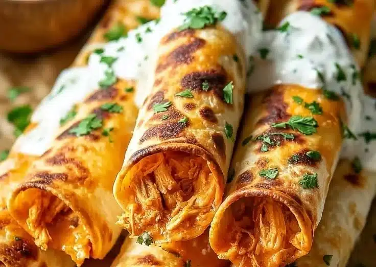 Buffalo Chicken Taquitos 1 Buffalo Chicken Taquitos
