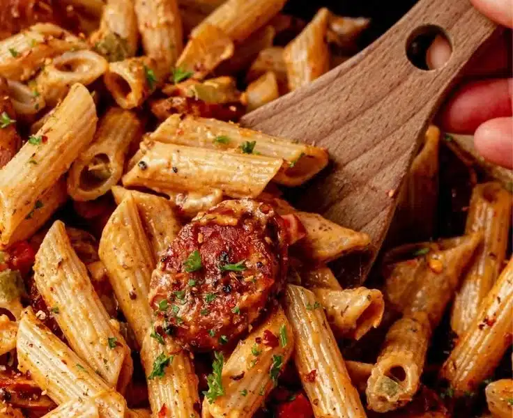 Cajun Sausage Pasta 2 Cajun Sausage Pasta