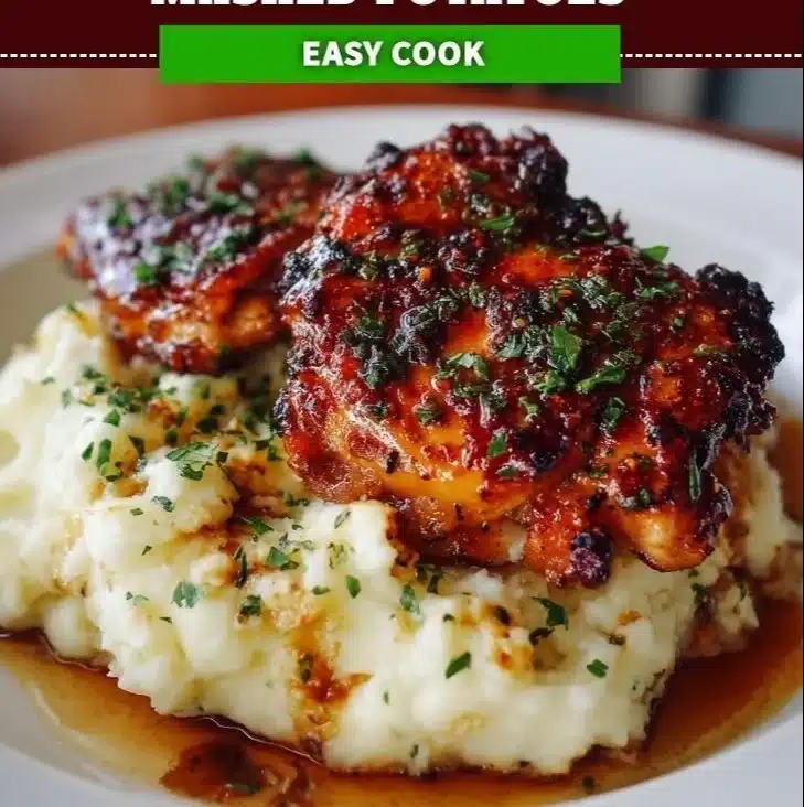 Chipotle Honey Chicken Thighs with Smoked Gouda Mashed Potatoes 1 Chipotle Honey Chicken Thighs with Smoked Gouda Mashed Potatoes