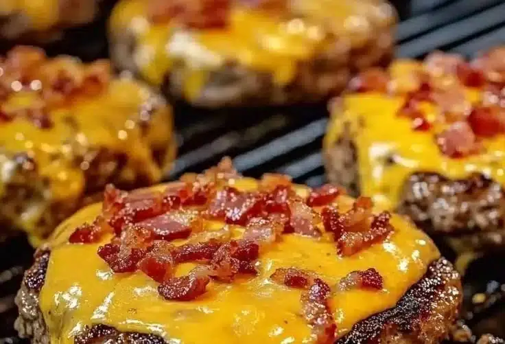 Delicious Crack Burgers on a plate, showcasing a perfect burger recipe.