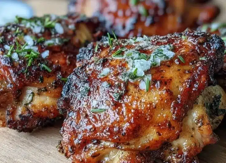 Crispy Baked Bone-In Chicken Thighs 1 Crispy Baked Bone-In Chicken Thighs