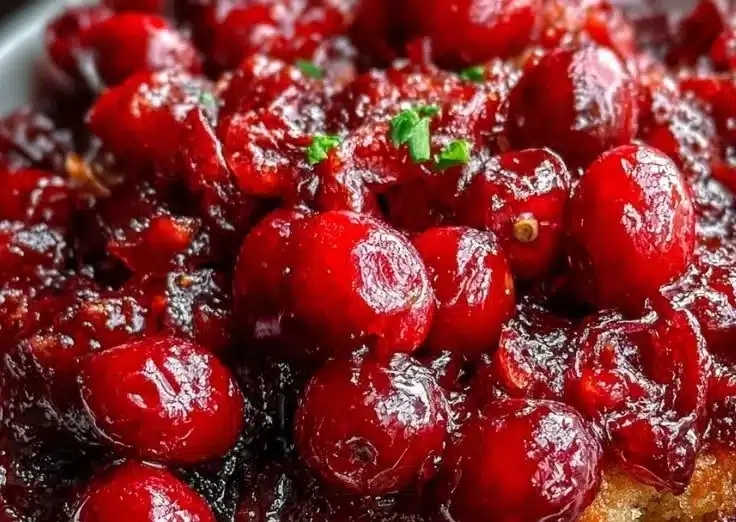 Crispy Cranberry Cobbler