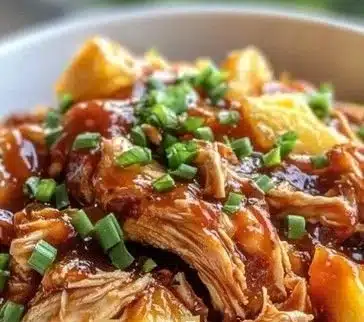 Crockpot Pineapple BBQ Chicken 1 Crockpot Pineapple BBQ Chicken