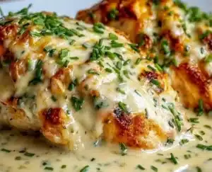 Delicious forgotten chicken recipe with herbs and spices