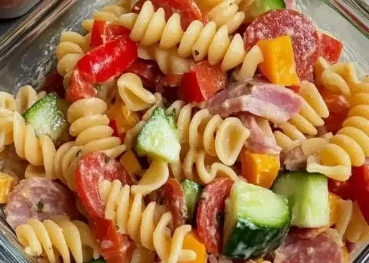 High Protein Italian Pasta Salad