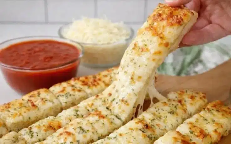 Homemade Cheesy Breadsticks 1 Homemade Cheesy Breadsticks