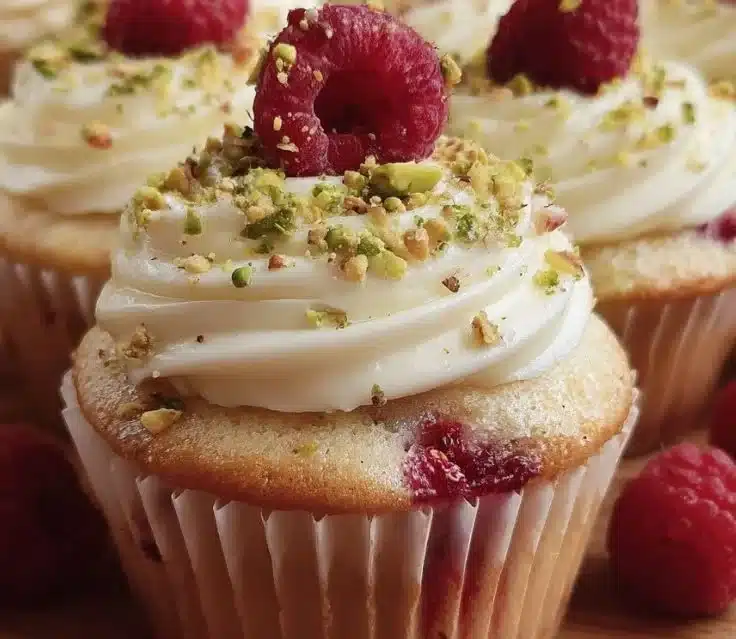 Moist Lemon Cupcakes with Raspberry Filling 3 Moist lemon cupcakes with raspberry filling topped with lemon zest