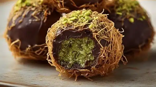 No-Bake Dubai Chocolate Balls 1 No-Bake Dubai Chocolate Balls