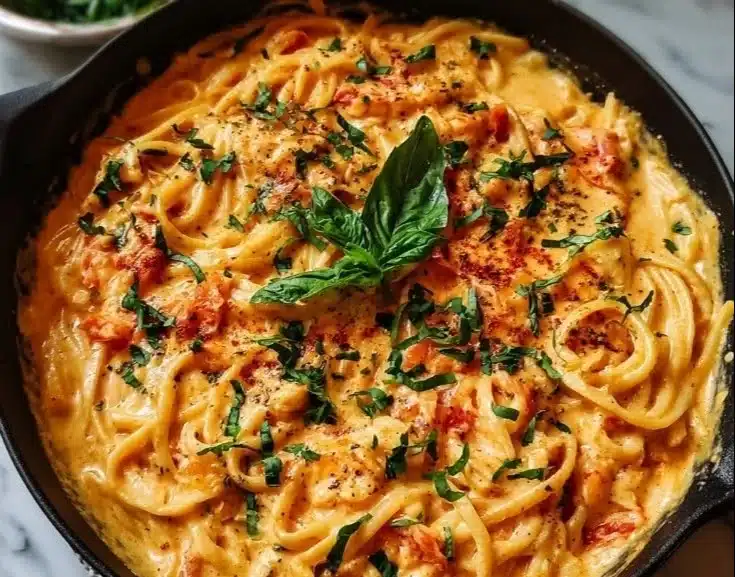 One Pan Creamy Tomato Pasta 1 One Pan Creamy Tomato Pasta