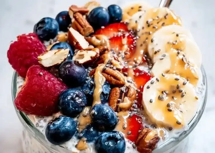 Overnight Oats with Chia Seeds