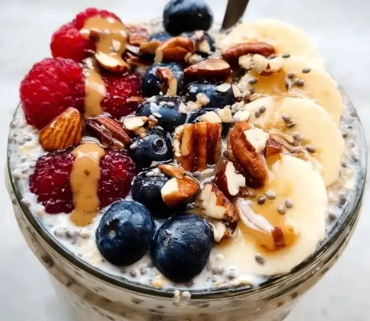 Overnight Oats with Chia Seeds