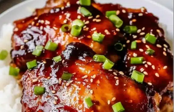 Slow Cooker Honey Garlic Chicken 2 Slow Cooker Honey Garlic Chicken