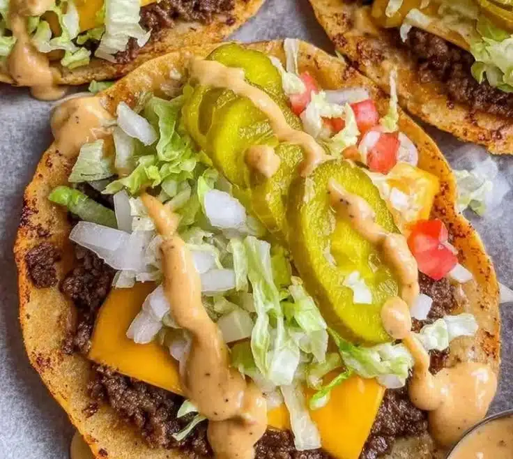Smash Burger Tacos