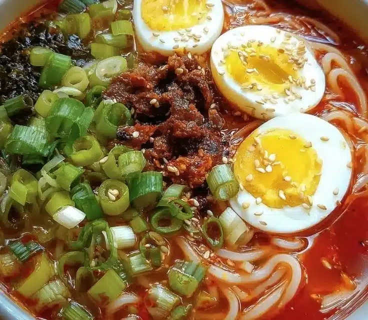 Spicy Gochujang Noodle Soup 2 Spicy Gochujang Noodle Soup