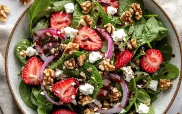 Spring Mix Salad with Balsamic Honey Dressing