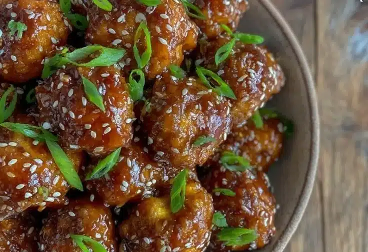 Sticky Sesame Cauliflower