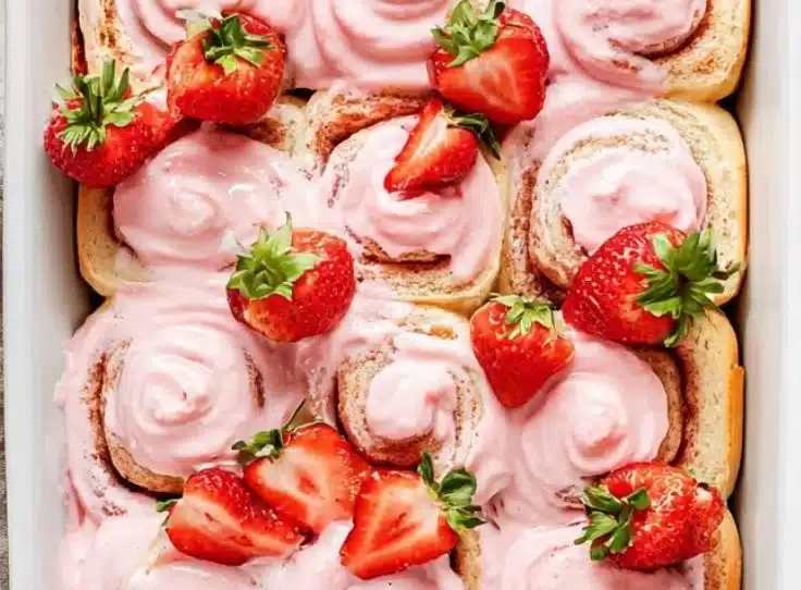 Strawberry Cinnamon Rolls