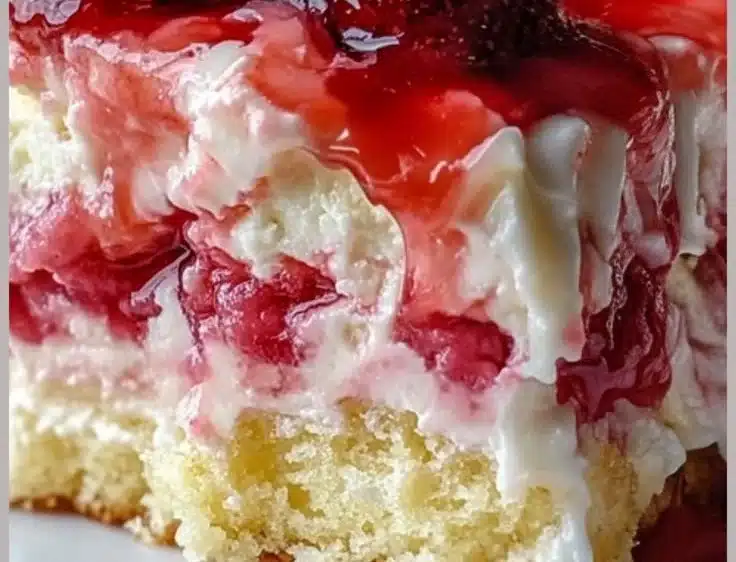 Strawberry Earthquake Cake 1 Strawberry Earthquake Cake