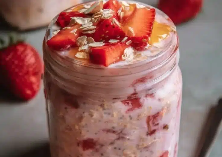 Strawberry Overnight Oats