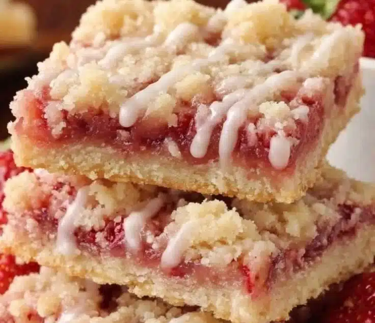 Strawberry Shortcake Bars Recipe 2 Strawberry Shortcake Bars Recipe