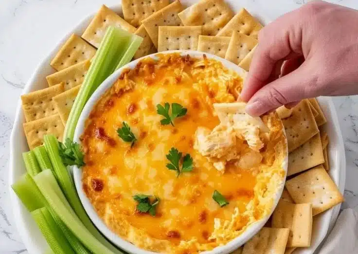 Super Bowl Buffalo Chicken Dip
