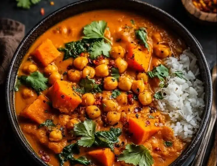 Sweet Potato And Chickpea Curry