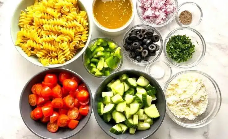 The Best Pasta Salad with Italian Dressing 1 The Best Pasta Salad with Italian Dressing