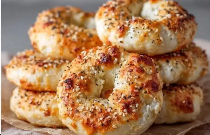 3-Ingredient Protein Bagels: Made with Greek Yogurt