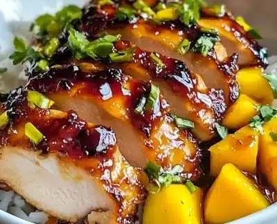 Asian Mango Glazed Chicken