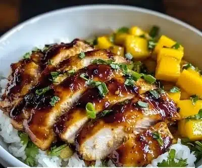 Asian Mango Glazed Chicken