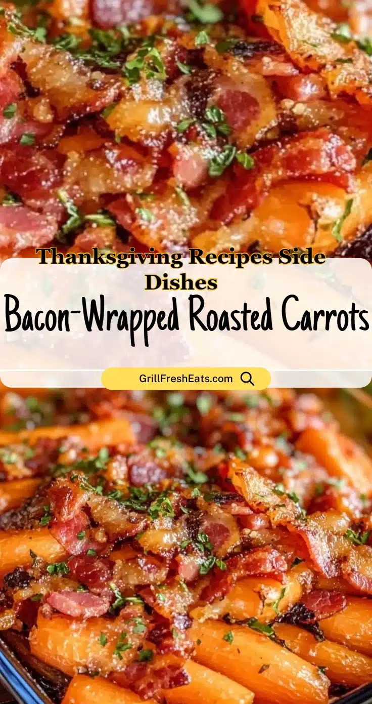 Bacon-Wrapped Roasted Carrots