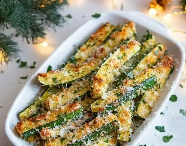 Baked Parmesan Zucchini 2 Baked Parmesan Zucchini