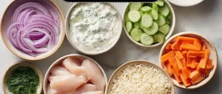 Buffalo Chicken Rice Bowls