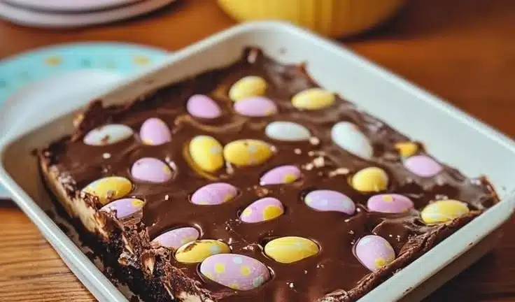 Cadbury Egg Fudge