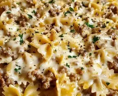 Cajun Cream Cheese Alfredo Bowties