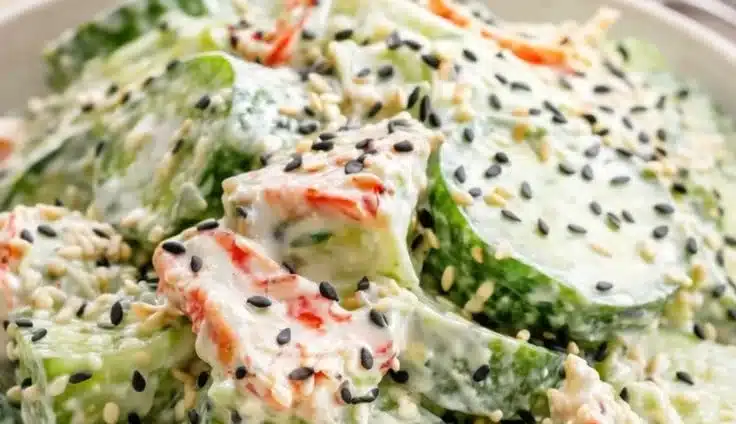 California Roll Cucumber Salad 3 California Roll Cucumber Salad