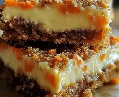 Carrot Cake Cream Cheese Bars