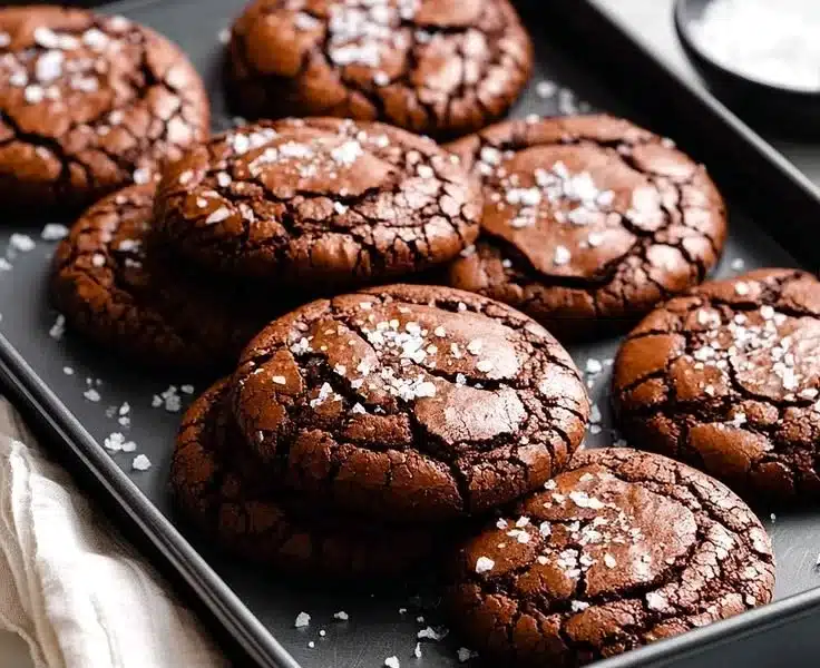 Chewy Chocolate Brownie Cookies - thegirlskitchen 3 Chewy Chocolate Brownie Cookies - thegirlskitchen