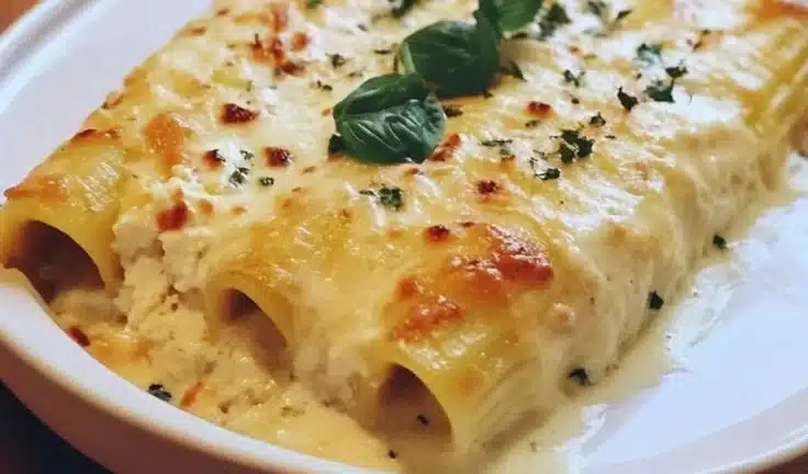 Crab and Ricotta Manicotti