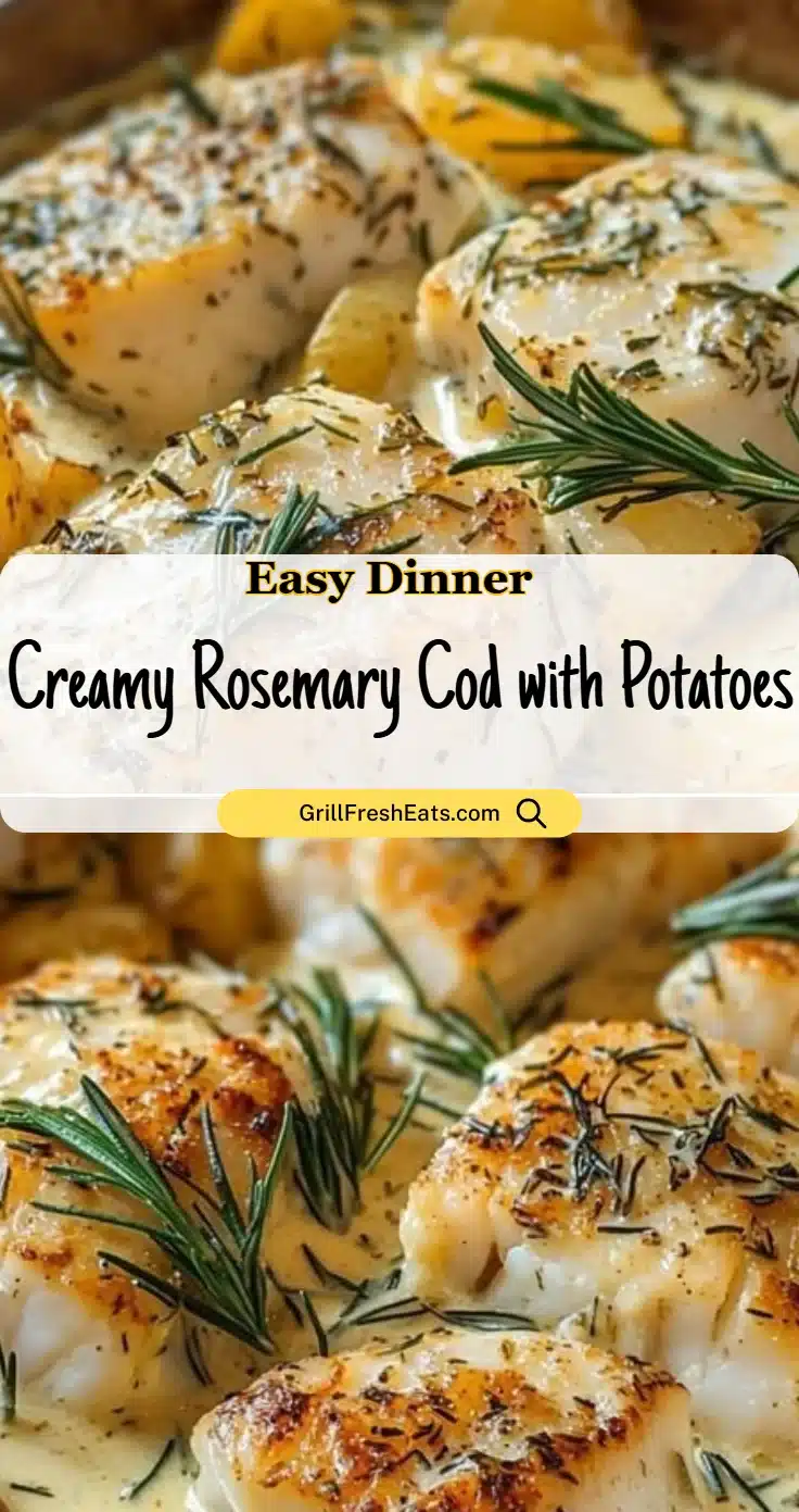Creamy Rosemary Cod with Potatoes