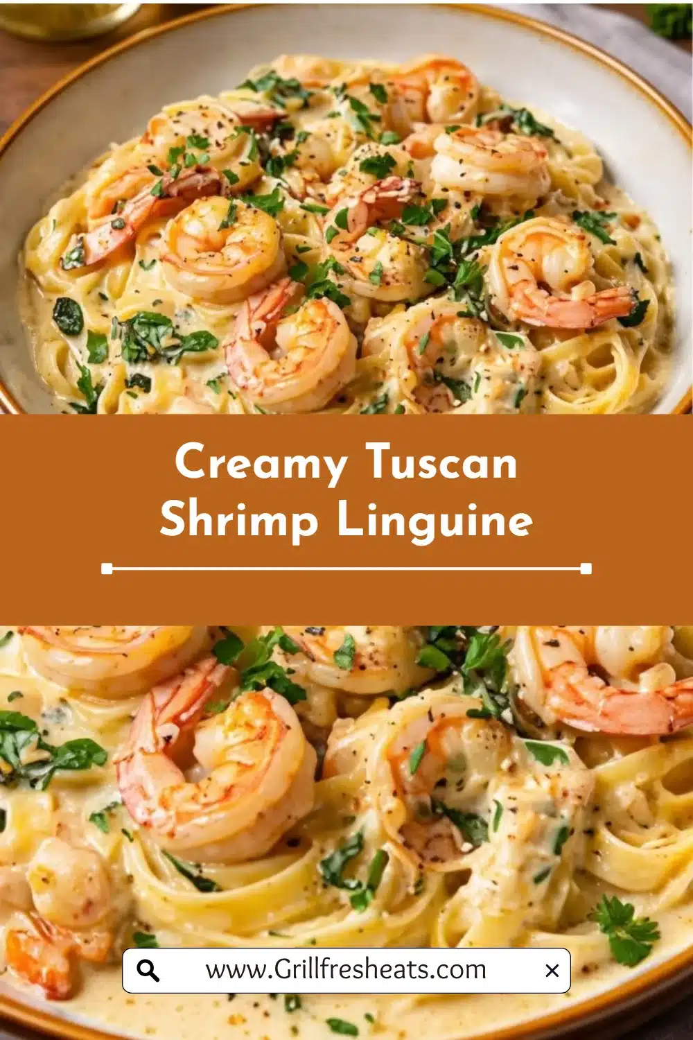 Creamy Tuscan Shrimp Linguine 1 Creamy Tuscan Shrimp Linguine