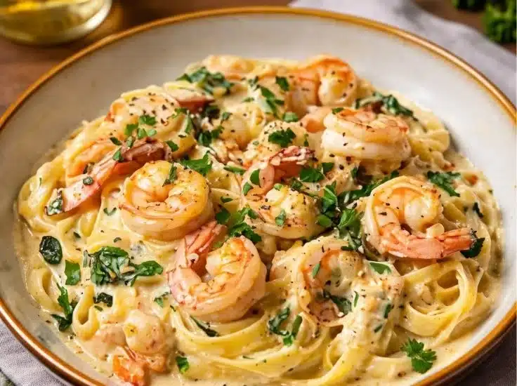 Creamy Tuscan Shrimp Linguine 3 Creamy Tuscan Shrimp Linguine