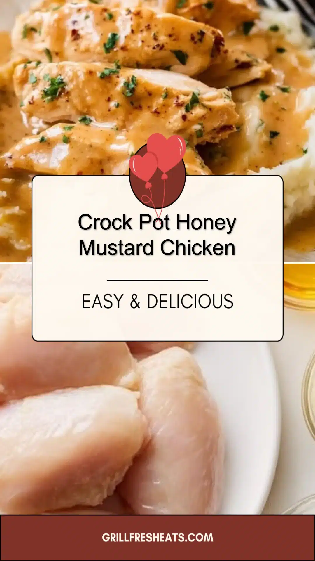Crock Pot Honey Mustard Chicken