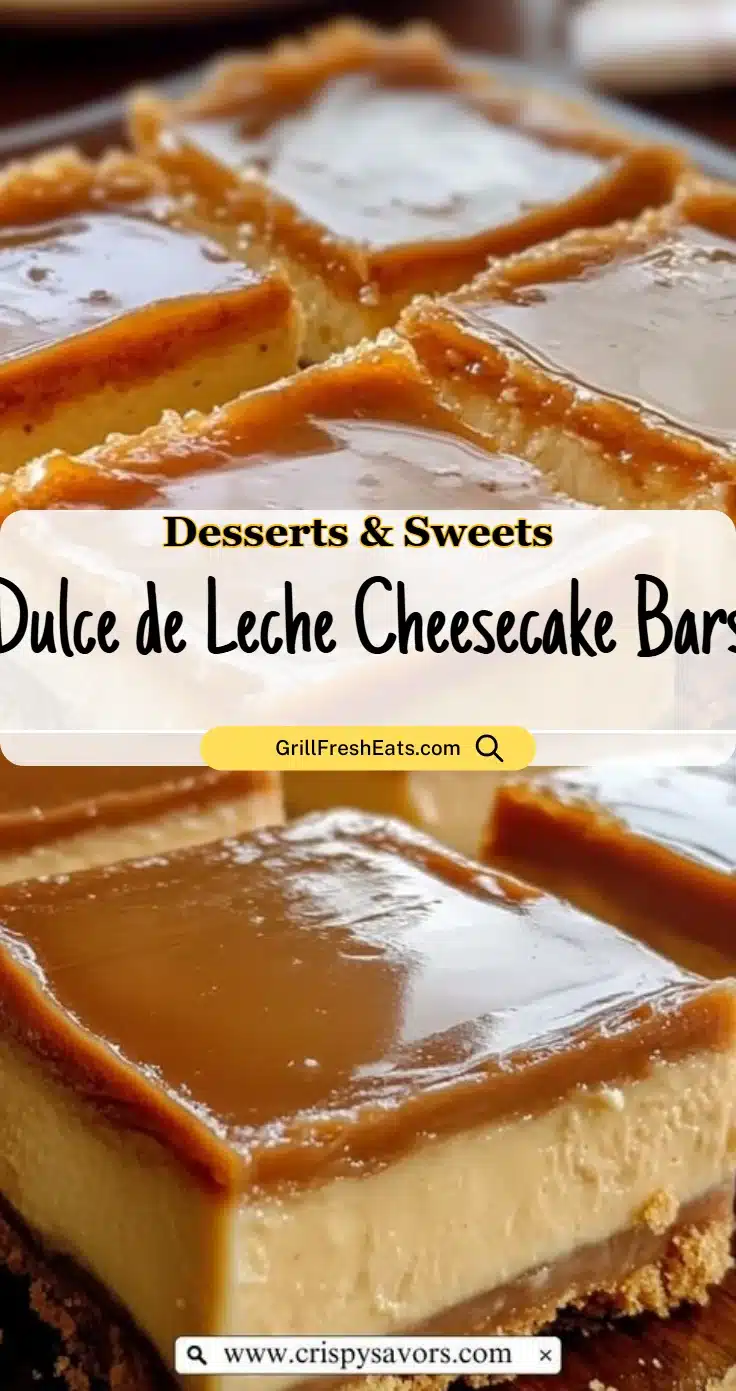 Dulce de Leche Cheesecake Bars
